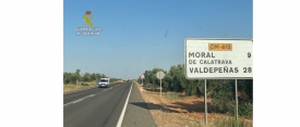 La Guardia Civil investiga al conductor de un vehículo por un delito de lesiones imprudentes en siniestro vial