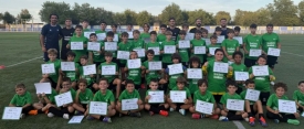 Finaliza con gran éxito el campus de fútbol del "Real Betis" organizado en Pozuelo