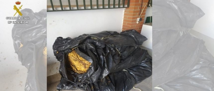 La Guardia Civil interviene 260 kilogramos de tabaco durante la realización de un control en Fuente el Fresno