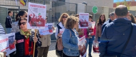 STE-CLM, CCOO y CSIF reclaman en Ciudad Real el fin de los recortes en Educación y apuntan a la protesta del 18M como fecha clave