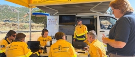 El Gobierno de Castilla-La Mancha considera esencial el trabajo preventivo de Infocam durante la jornada técnica de quemas prescritas en Puertollano